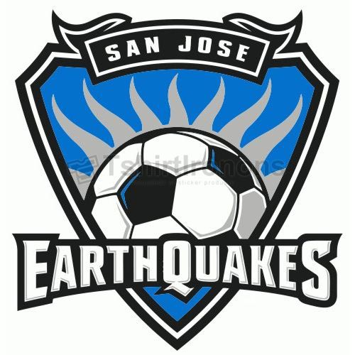 San Jose Earthquakes T-shirts Iron On Transfers N3395 - Click Image to Close